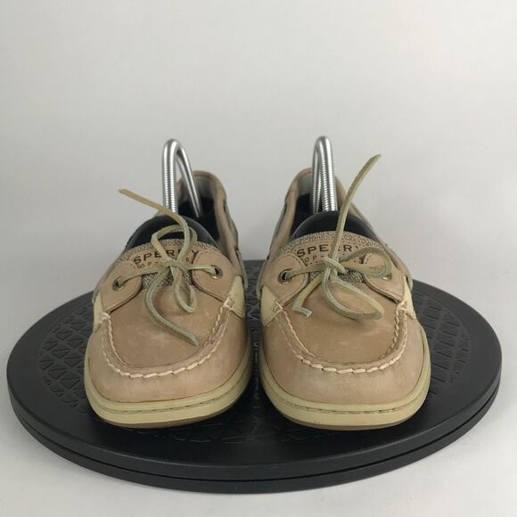Sperry Top Sider Angelfish Boat Shoes Brown Leather 9102047 Women’s Size 10 - Picture 2 of 12